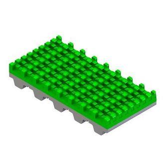 PVC supergrip green coating for timing belts