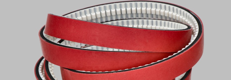 Timing belt with double coating Porol and Linatex.